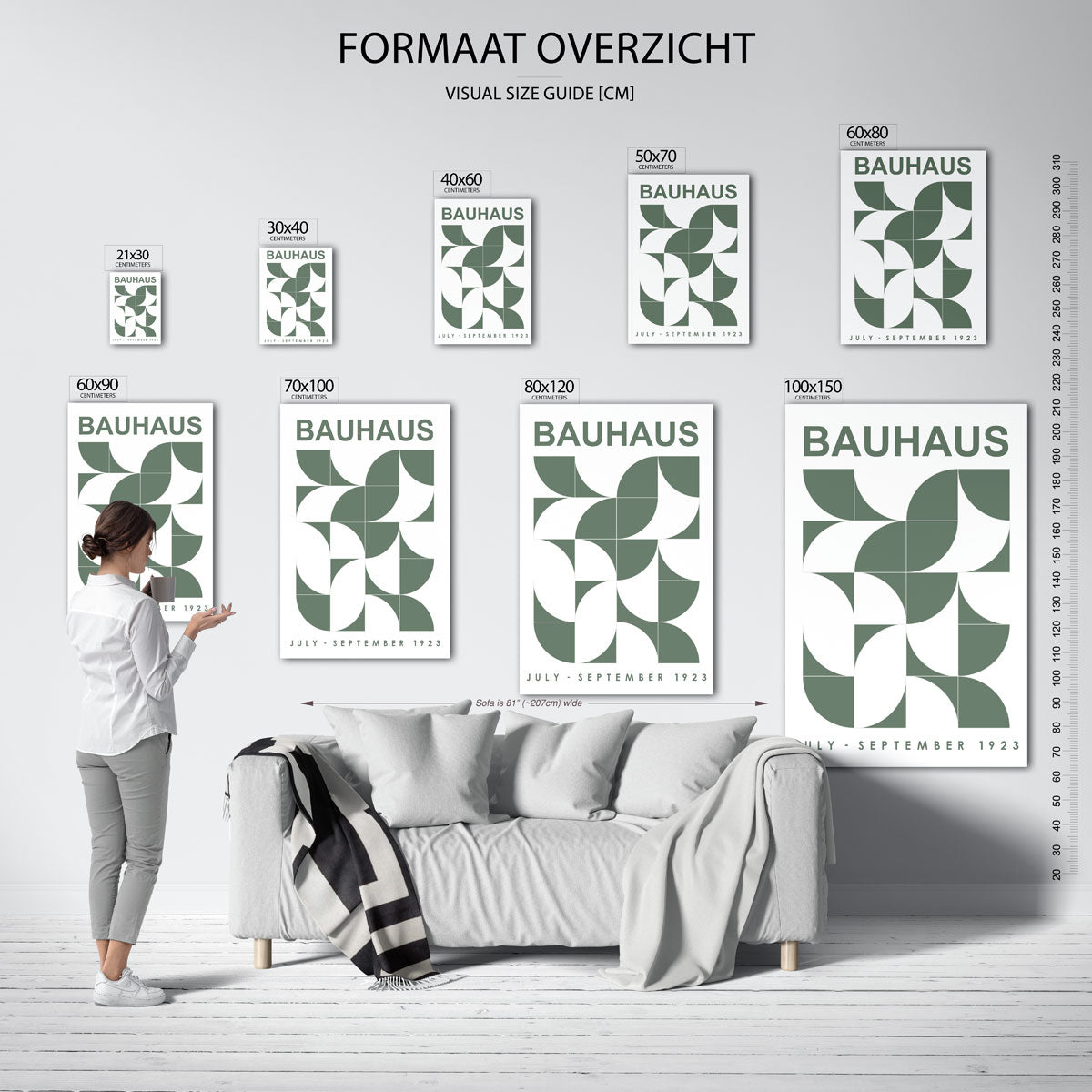 Vormritme en balans Poster