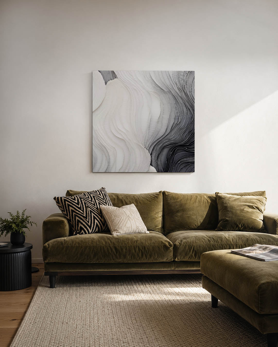 Golvende lijnen Kunstwerk