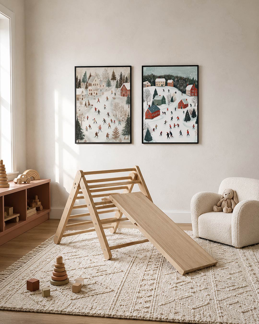 Winterse gezelligheid Posterset