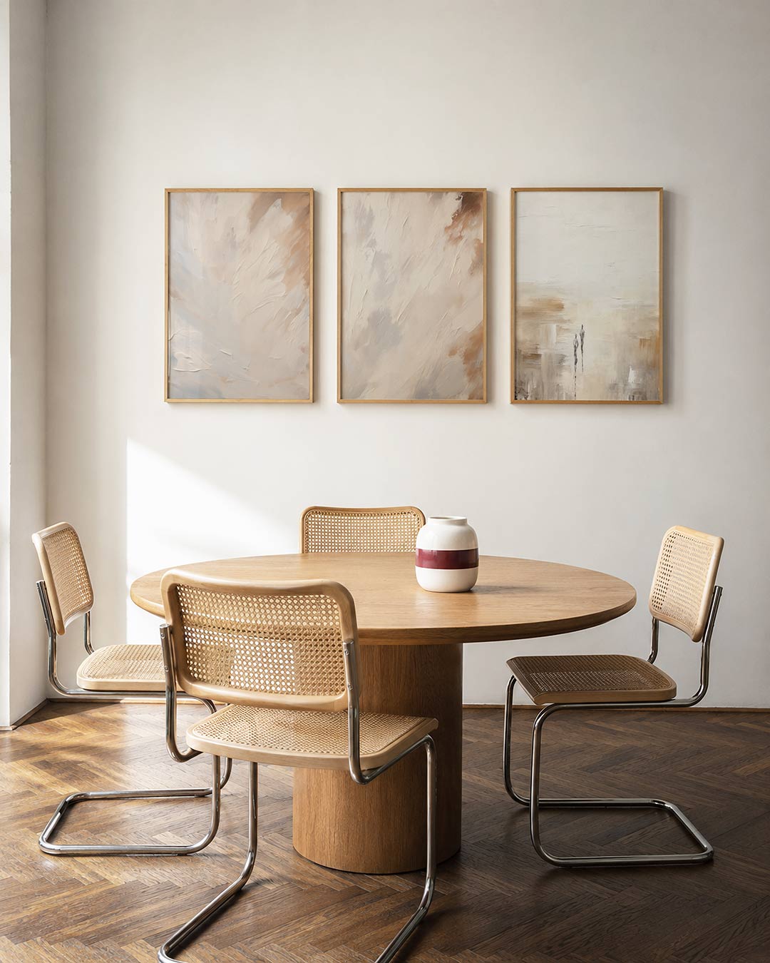 Zachte kleurvlakken Posterset
