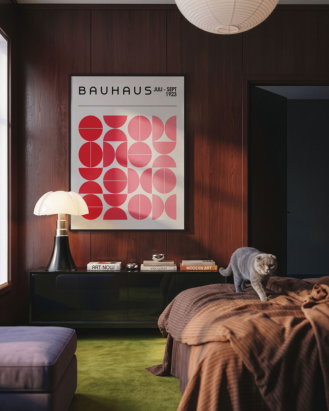 Vormritme en kleur Poster