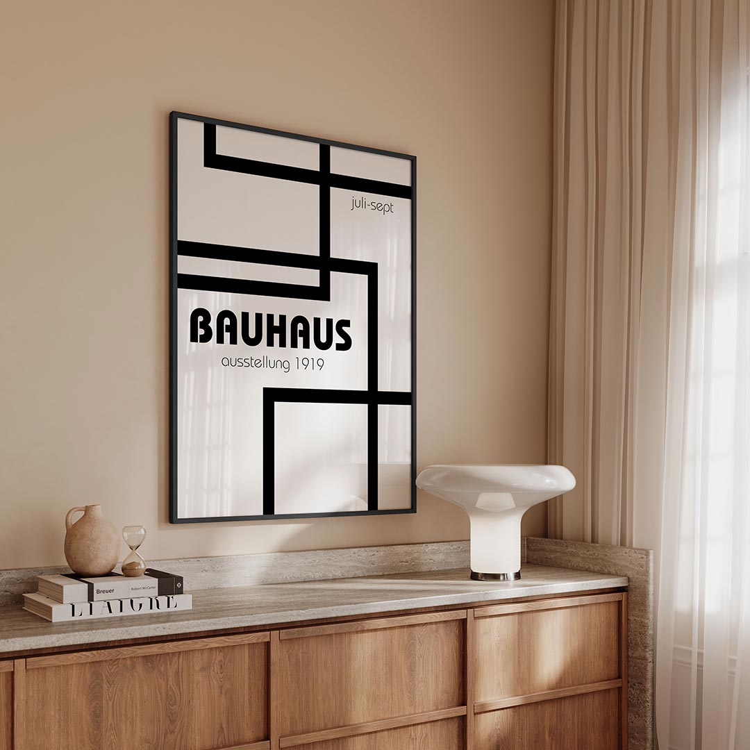 Lijnen en vlakken Poster