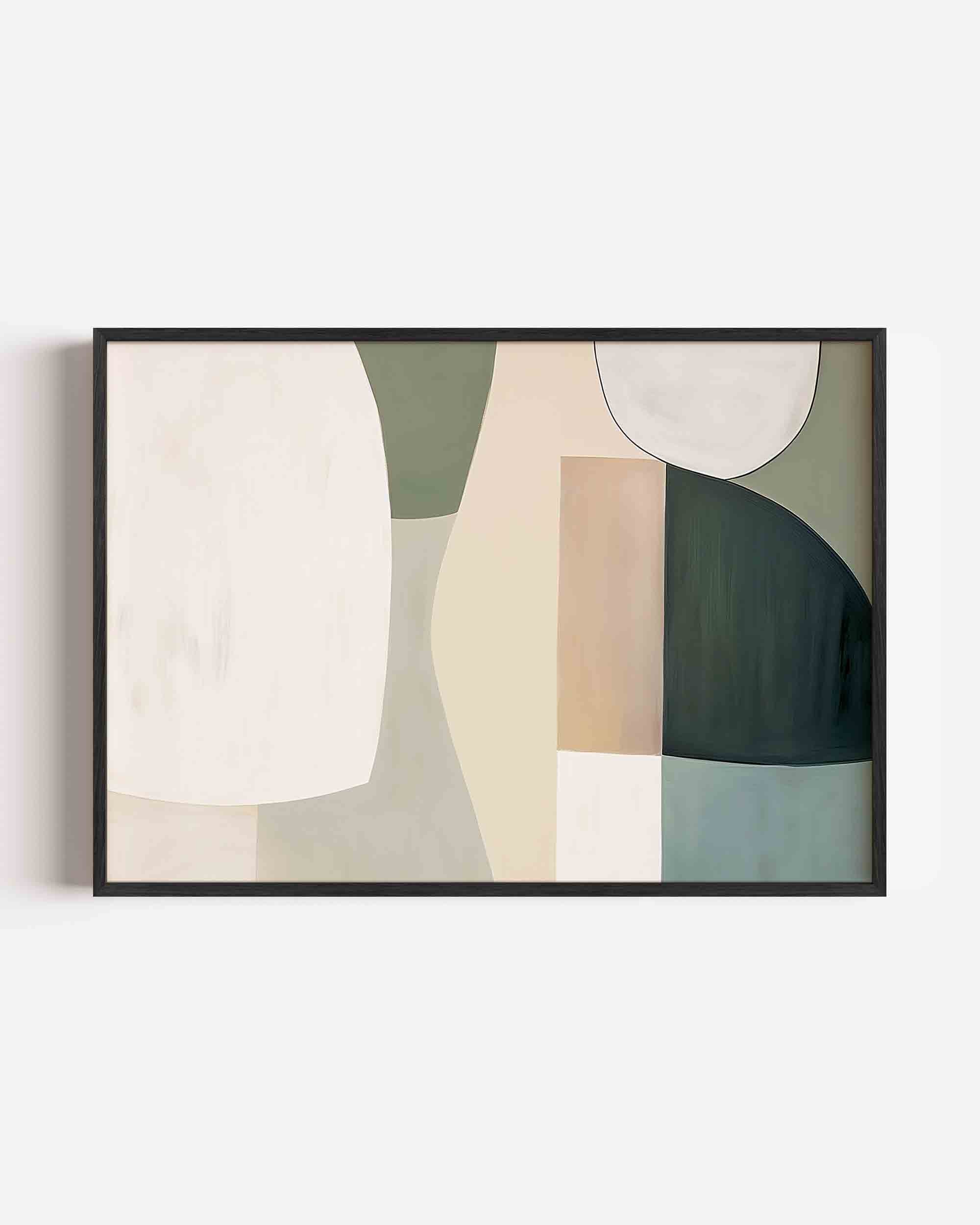 Abstracte vormen Poster