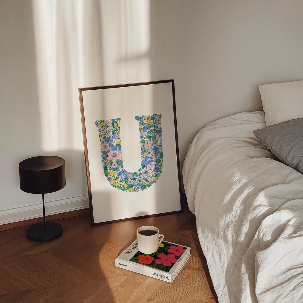 Bloemrijke U-Pracht Poster-WallArtistic