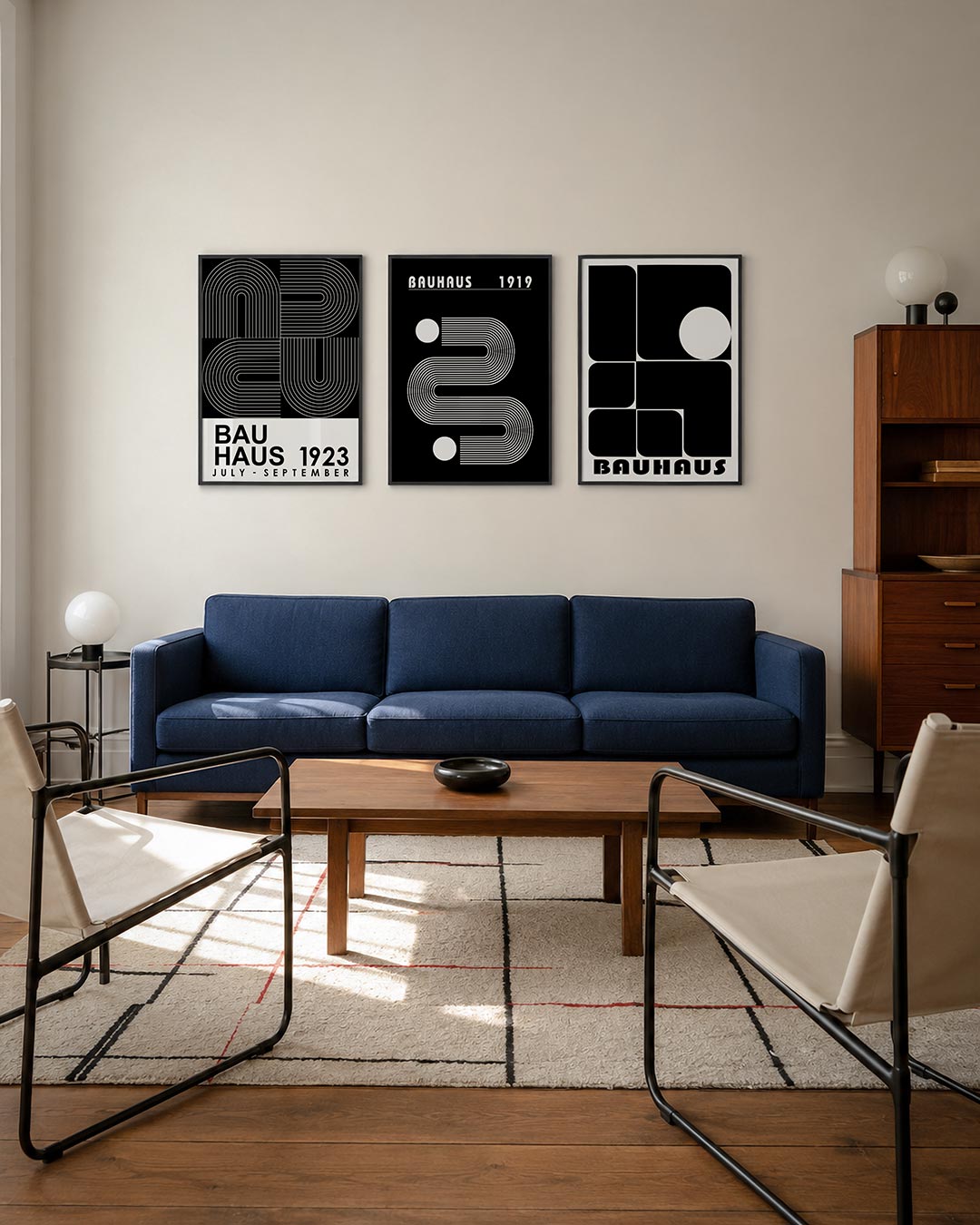 Lijnen en vlakkenspel Posterset