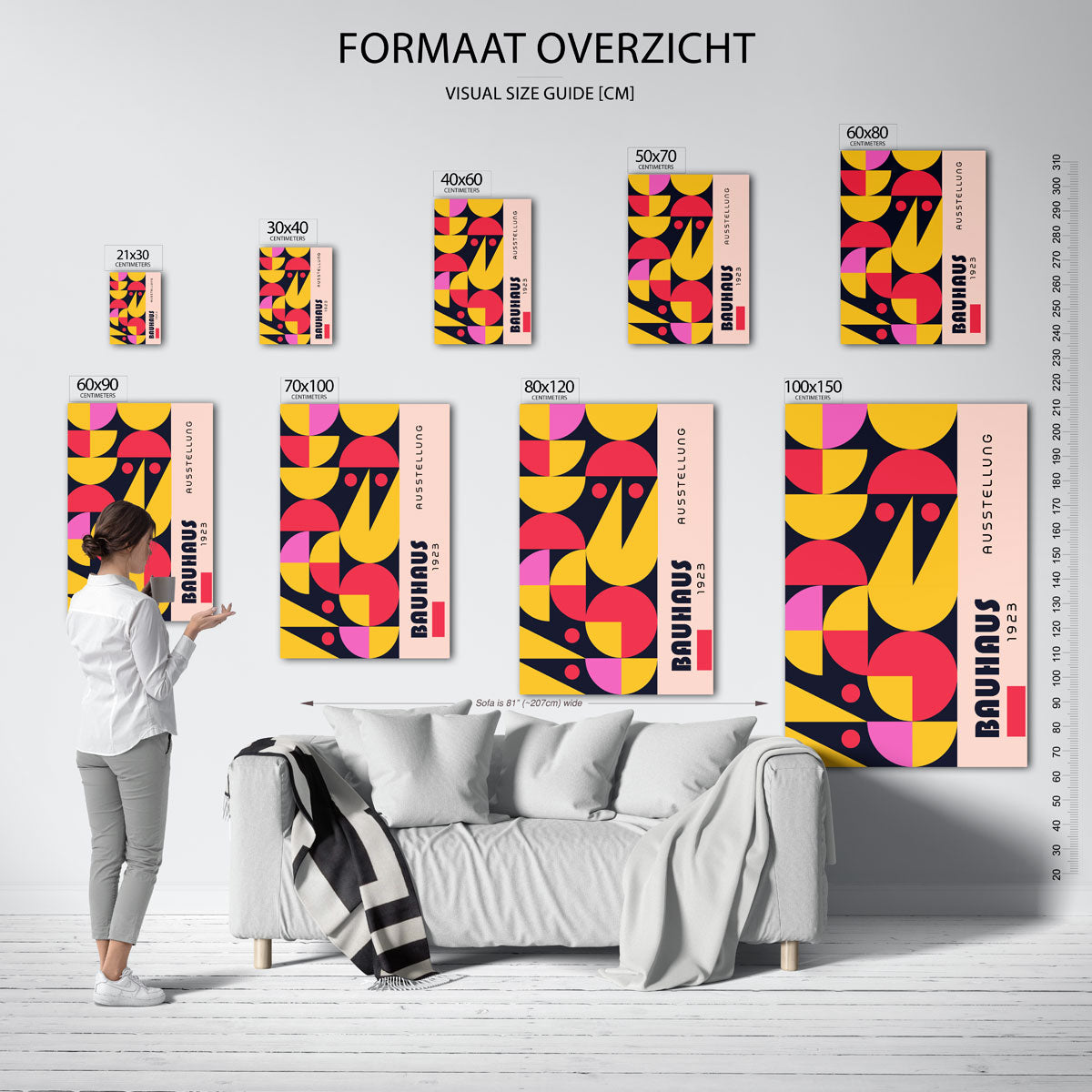 Vormen en vlakken Poster