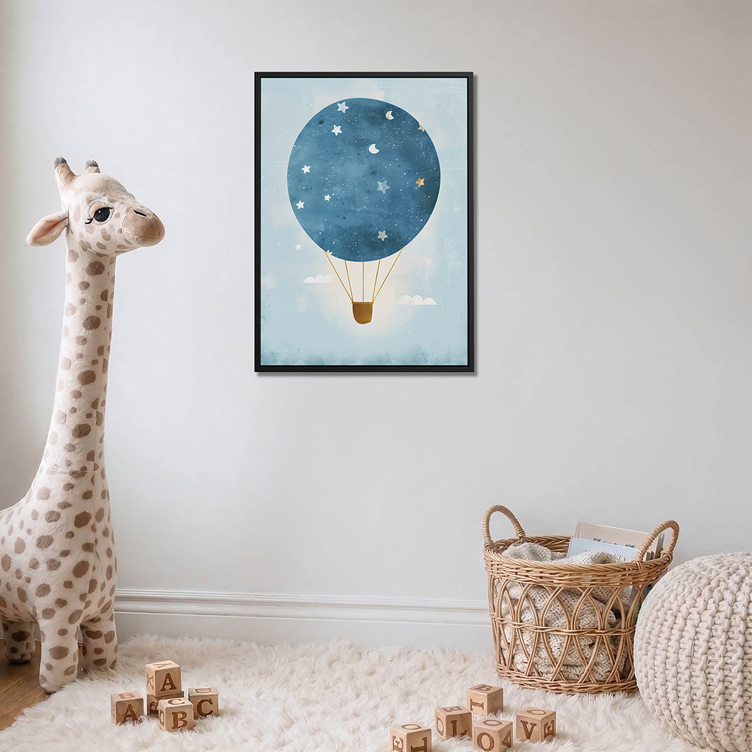 Dromerige luchtballon Kunstwerk
