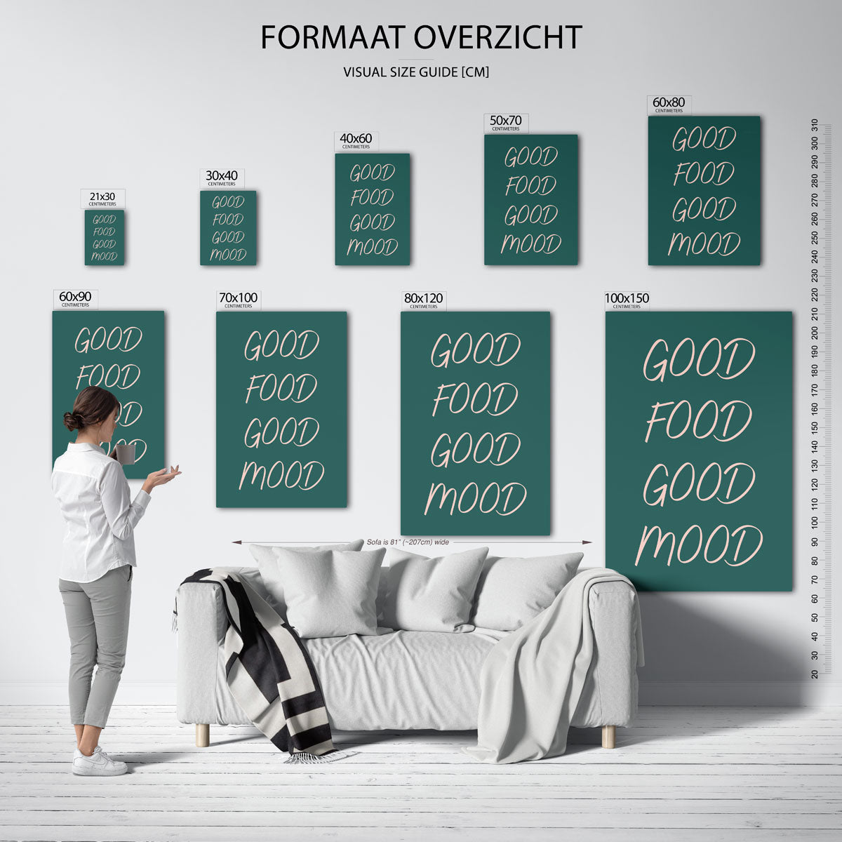 Good food good mood Poster