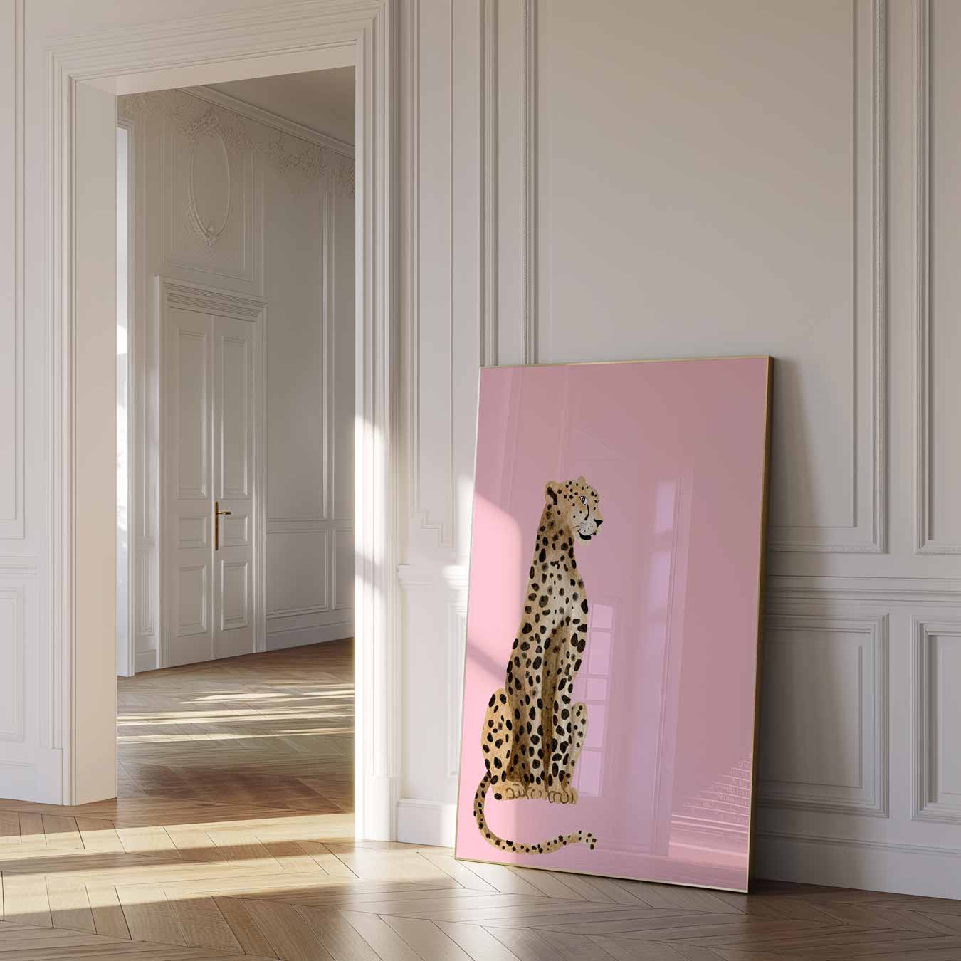 Stijlvolle Luipaard Poster-WallArtistic