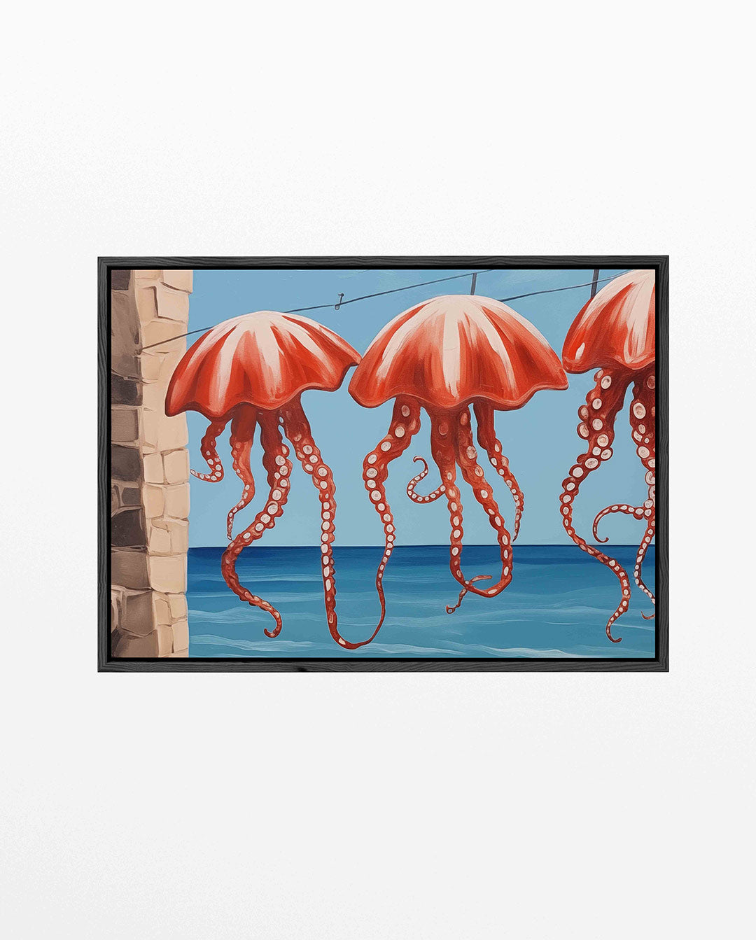 Vrolijke kwallen Kunstwerk