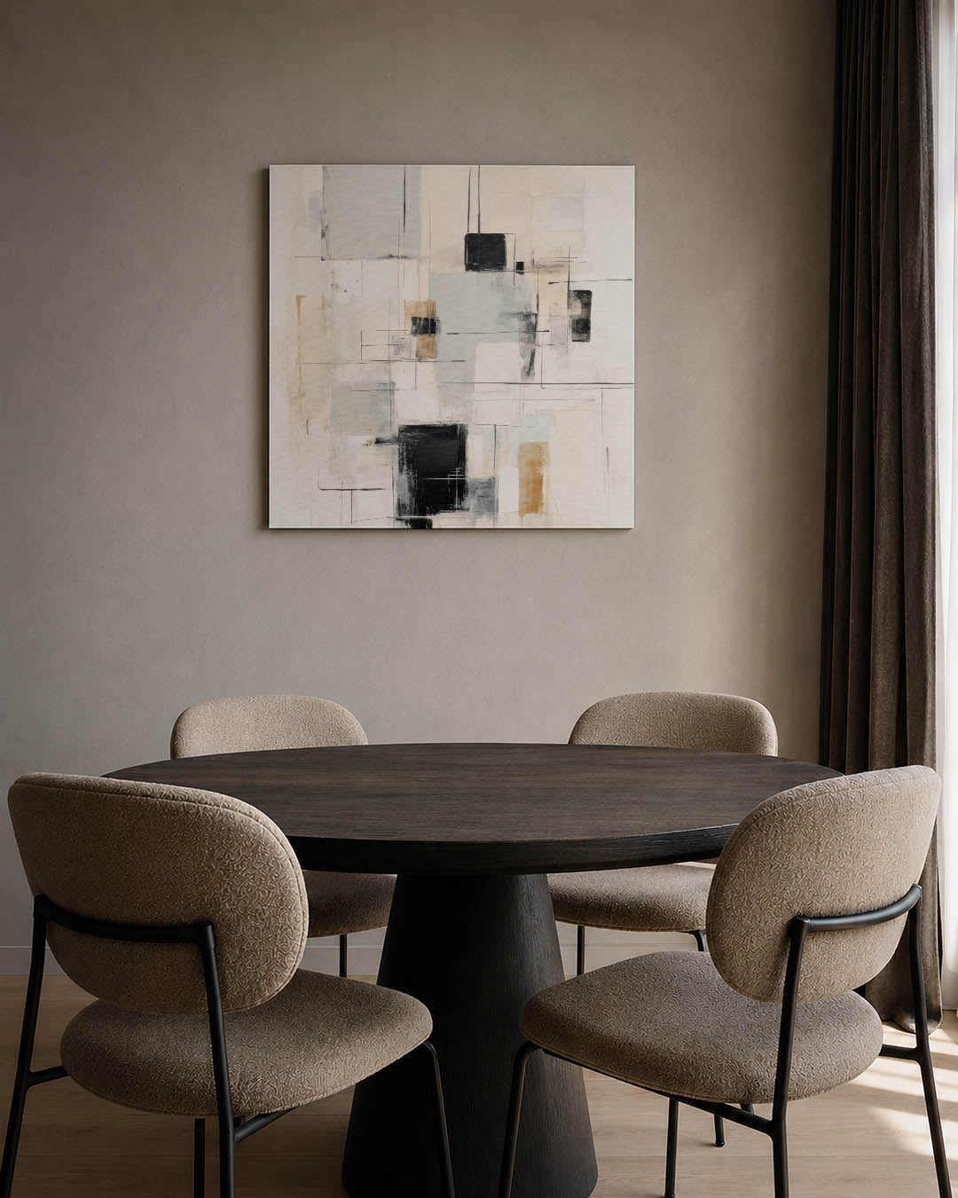 Geometrische lijnen Kunstwerk