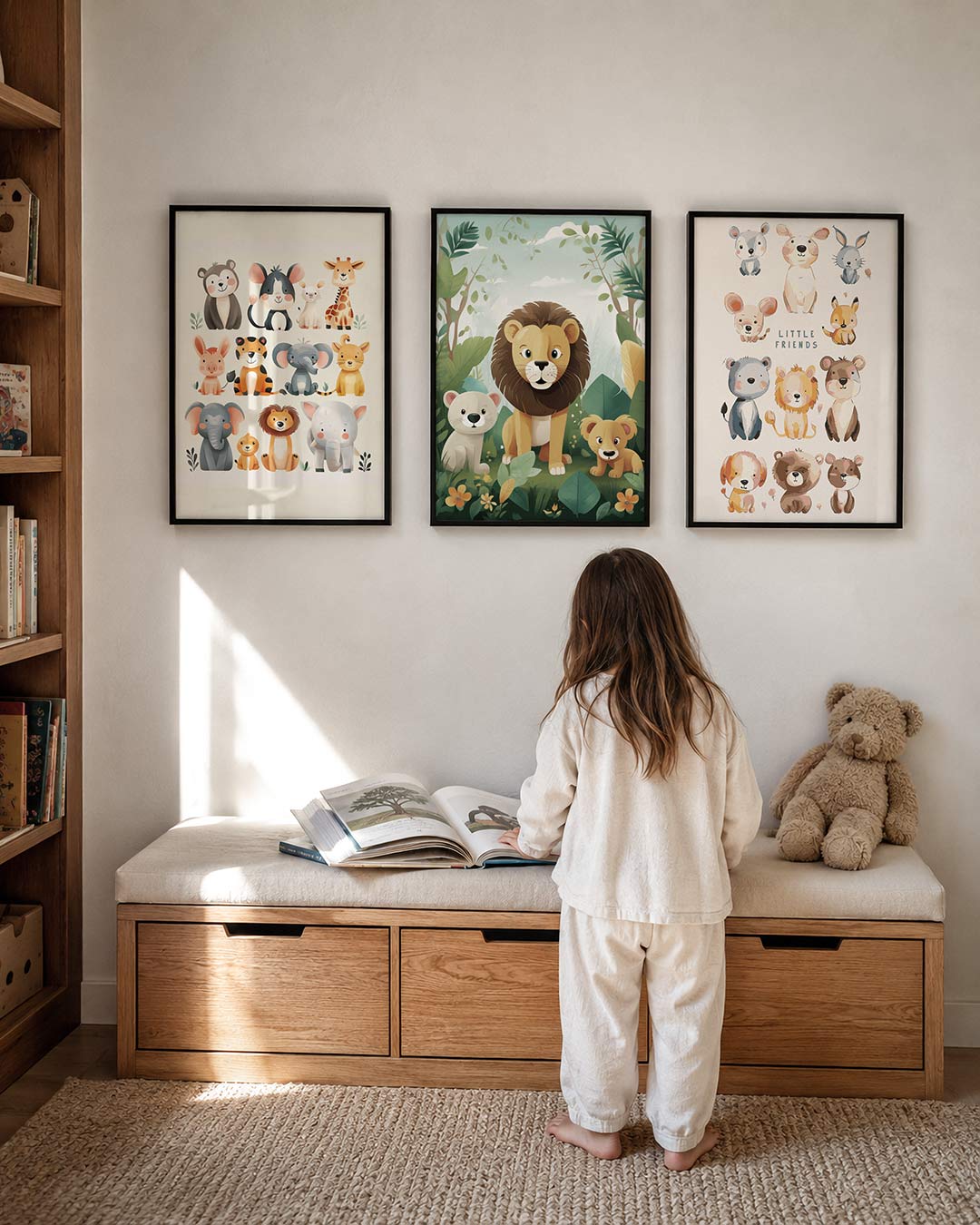 Dieren vrolijkheid Posterset