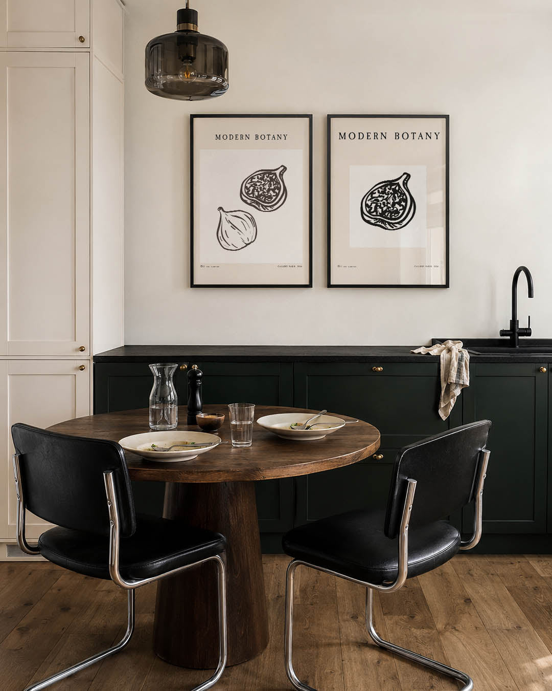 Botanische lijnen Posterset