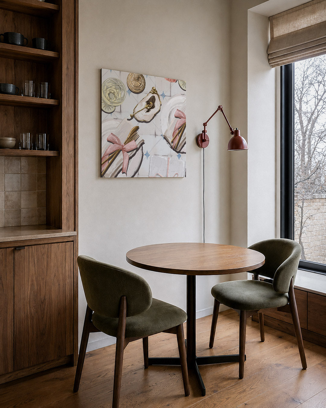 Elegante tafelscène Kunstwerk