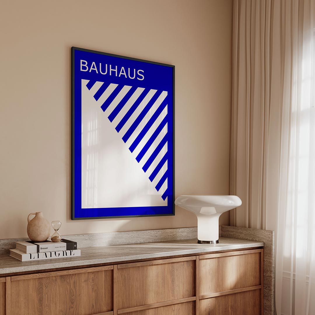 Diagonal lijnen Poster