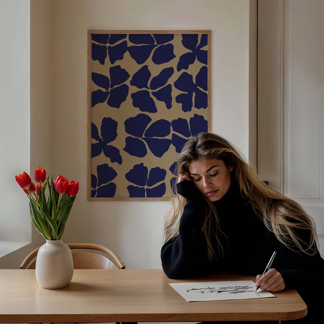 Bloemmotief Poster-WallArtistic