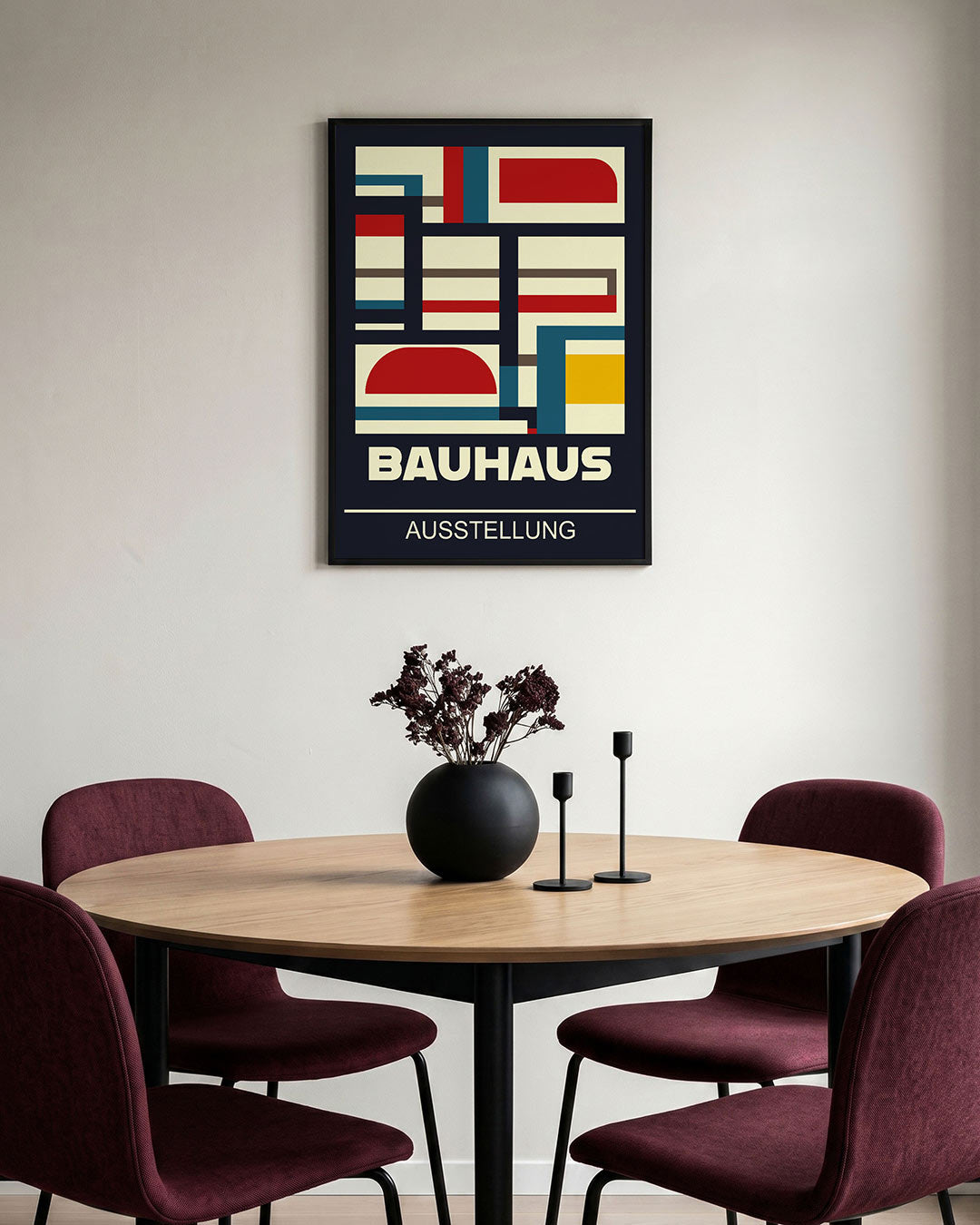 Vormen en kleurvlakken Poster
