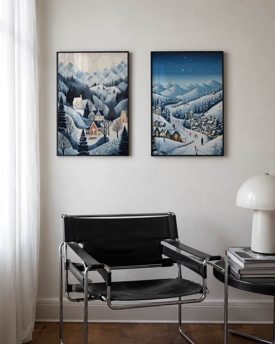 Winterse landschapsritmes Posterset