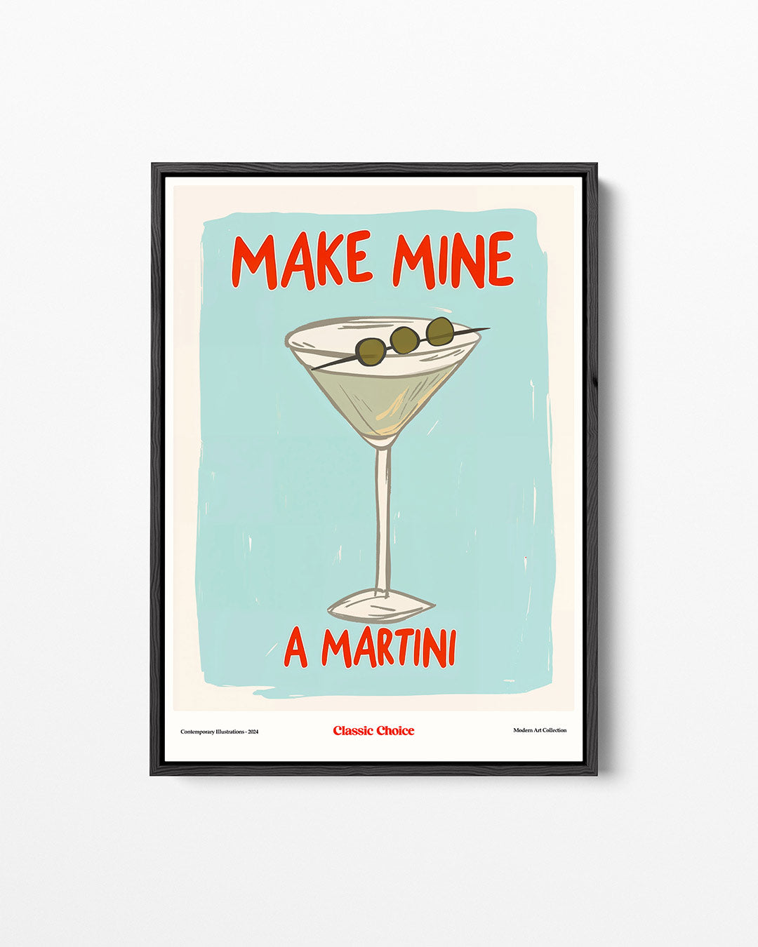Cocktail illustratie Kunstwerk