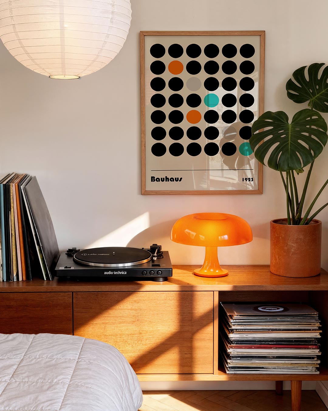 Cirkelpatroon en kleur Poster