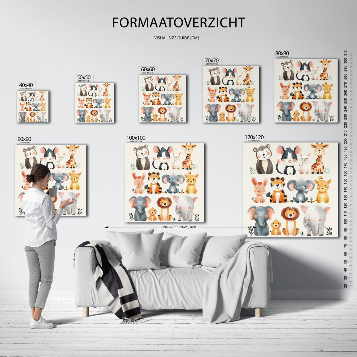 Schattige dieren Poster