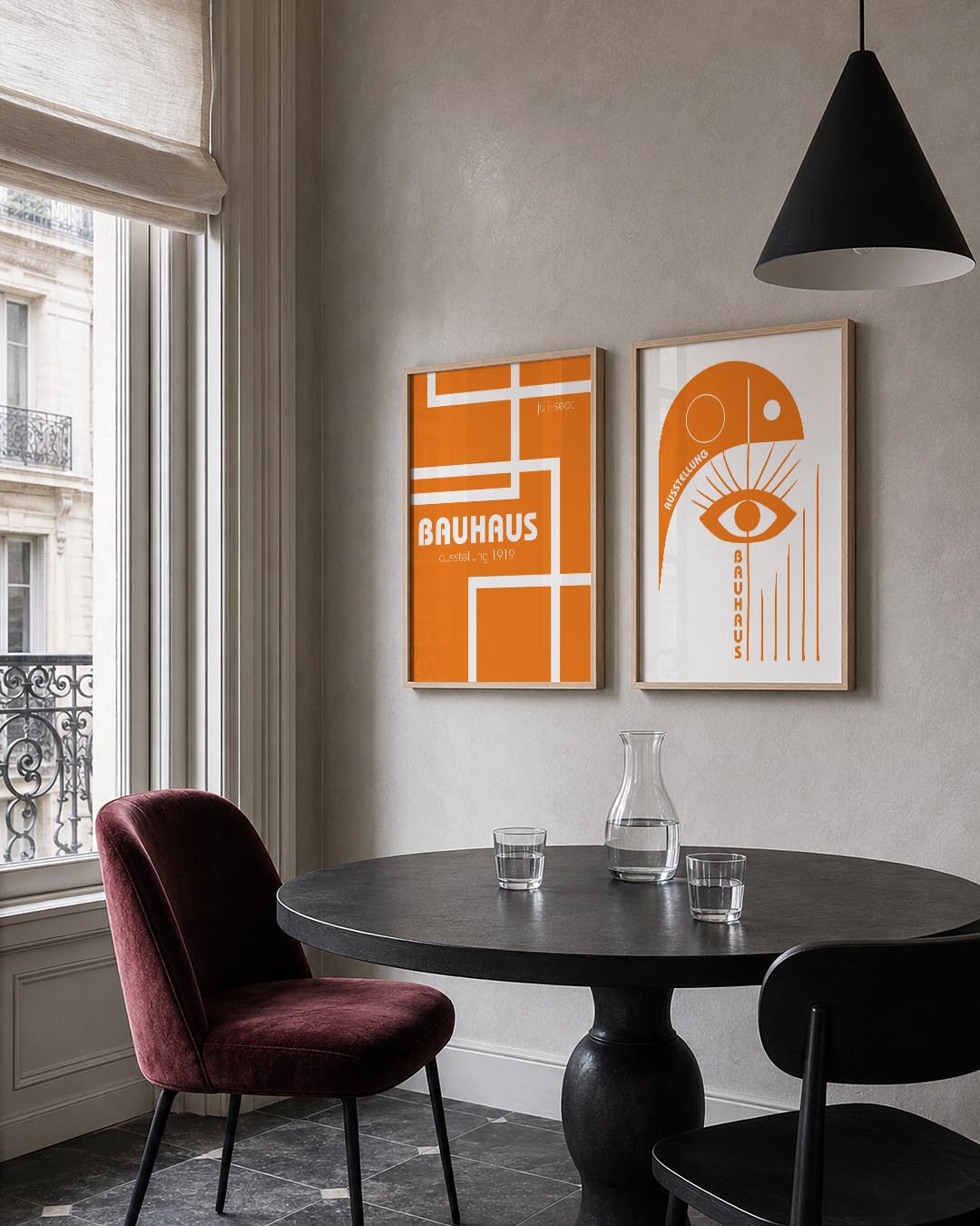 Lijnen en kleurvlakken Posterset