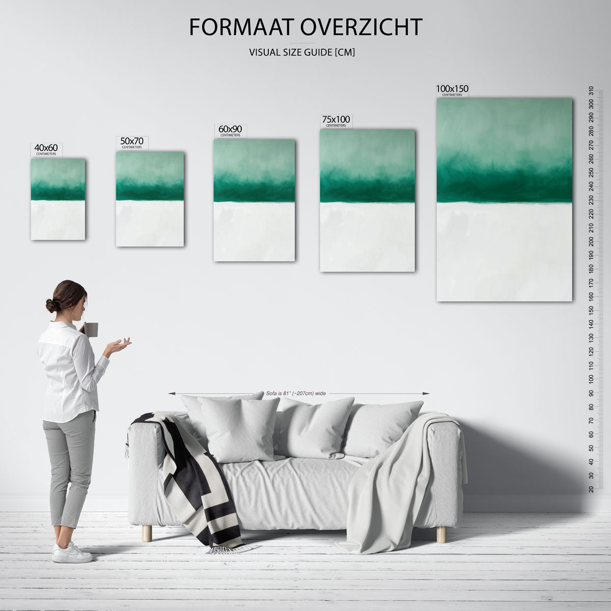 Groene overgang Kunstwerk