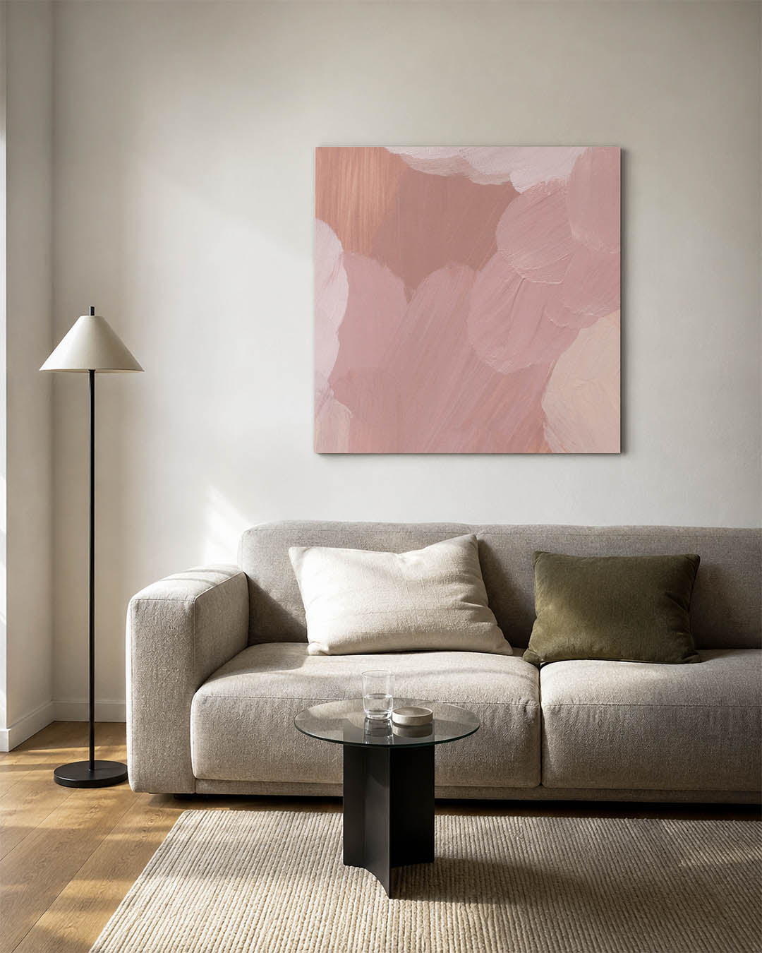 Zachte borstelstreken Kunstwerk