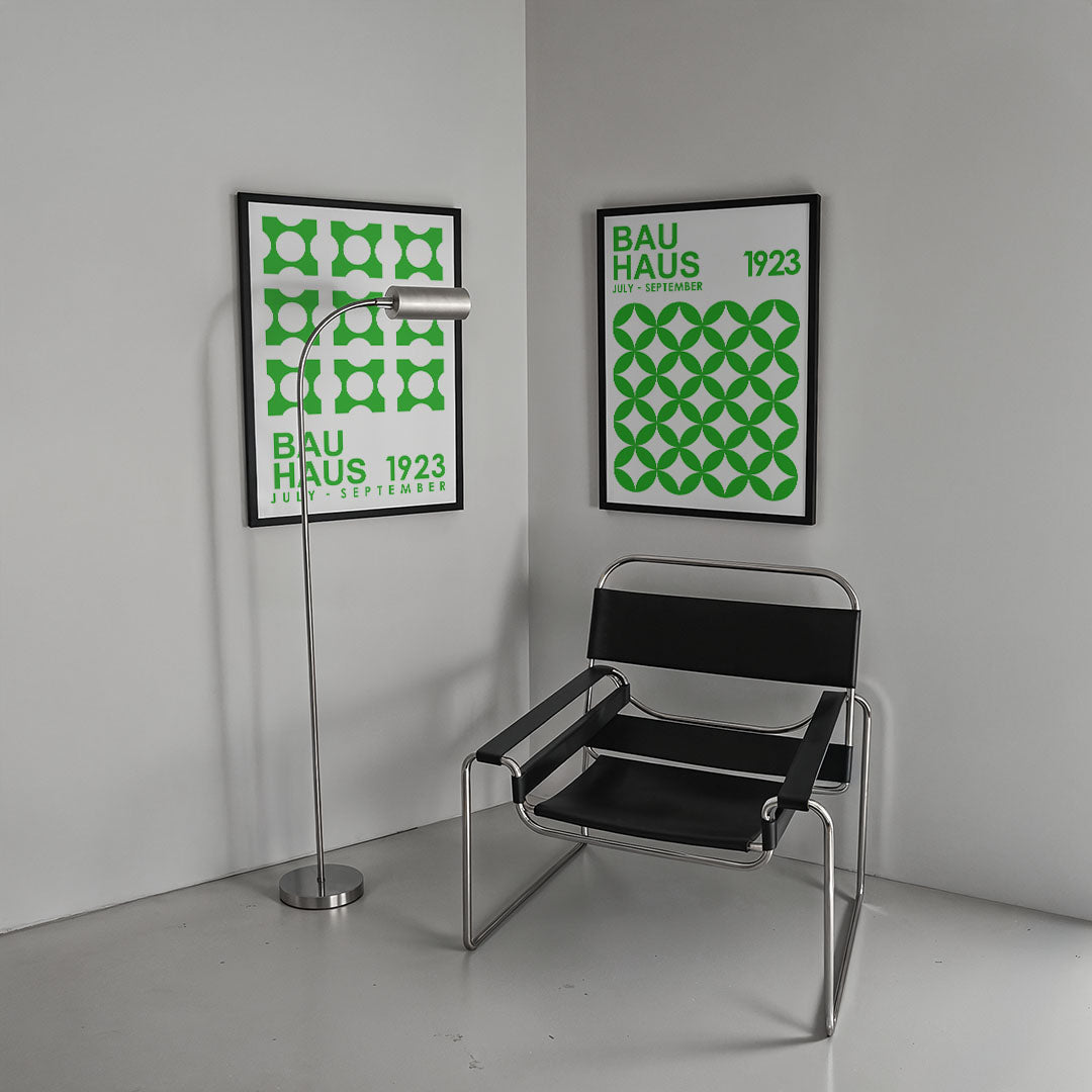 Groene cirkelpatronen Posterset