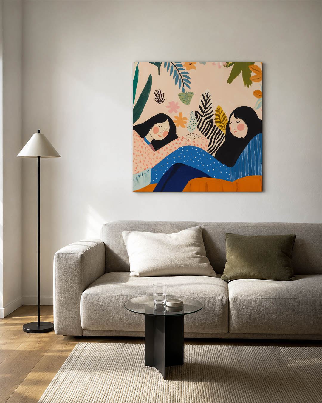 Dromerige figuren Kunstwerk