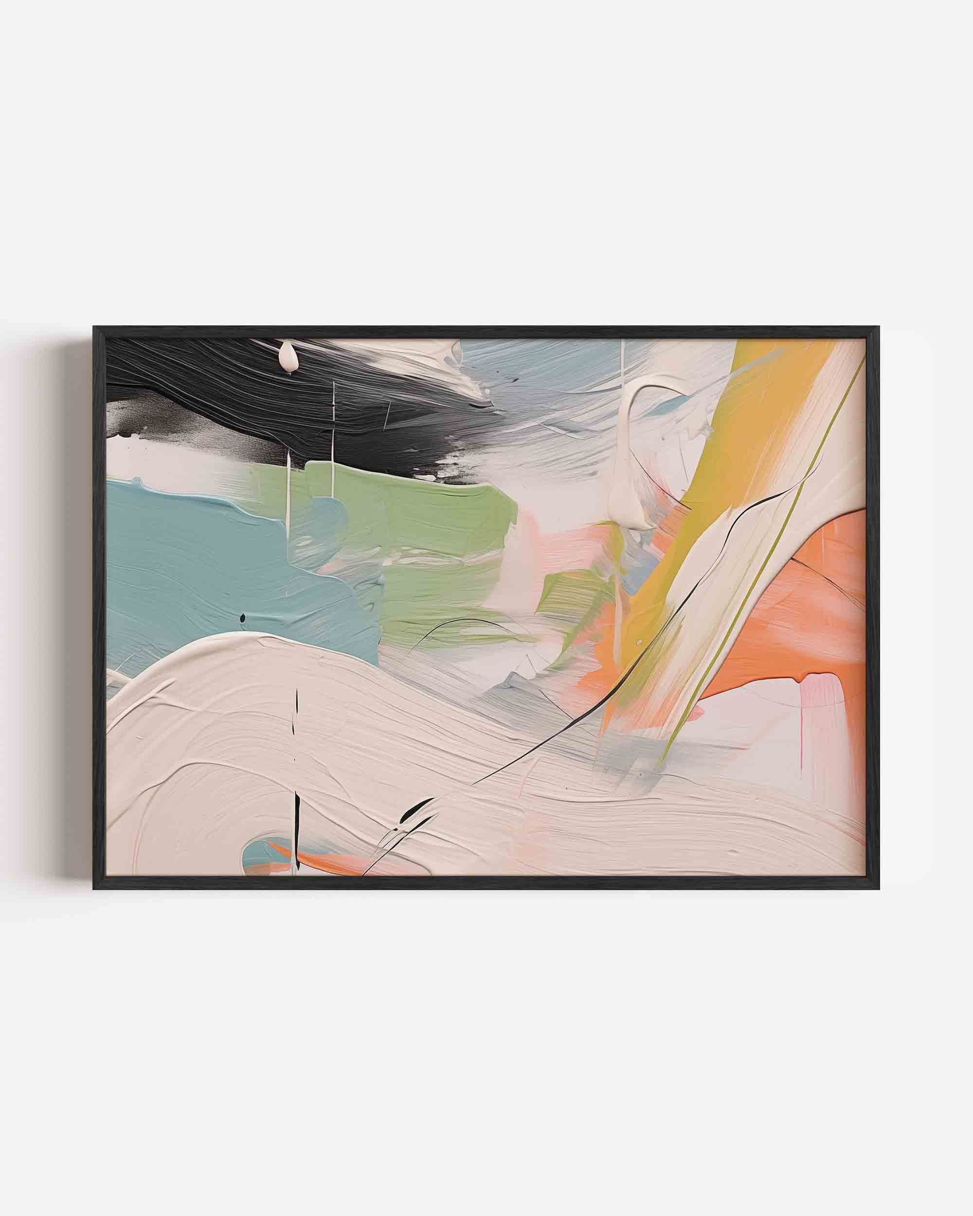Abstracte kleurencompositie Poster