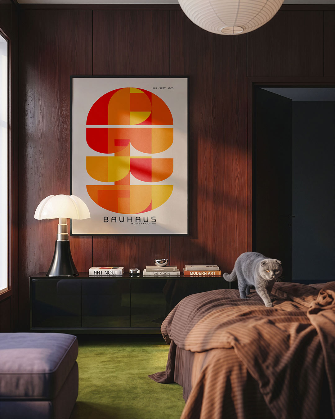 Vormritme en kleur Poster