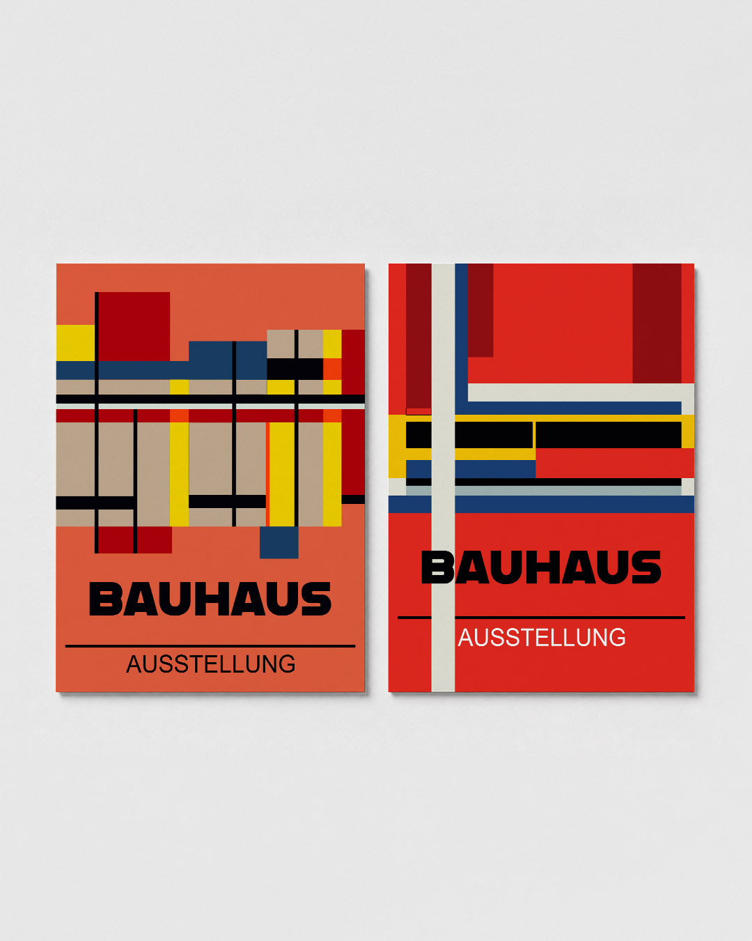 Kleurvlakken en lijnen Posterset