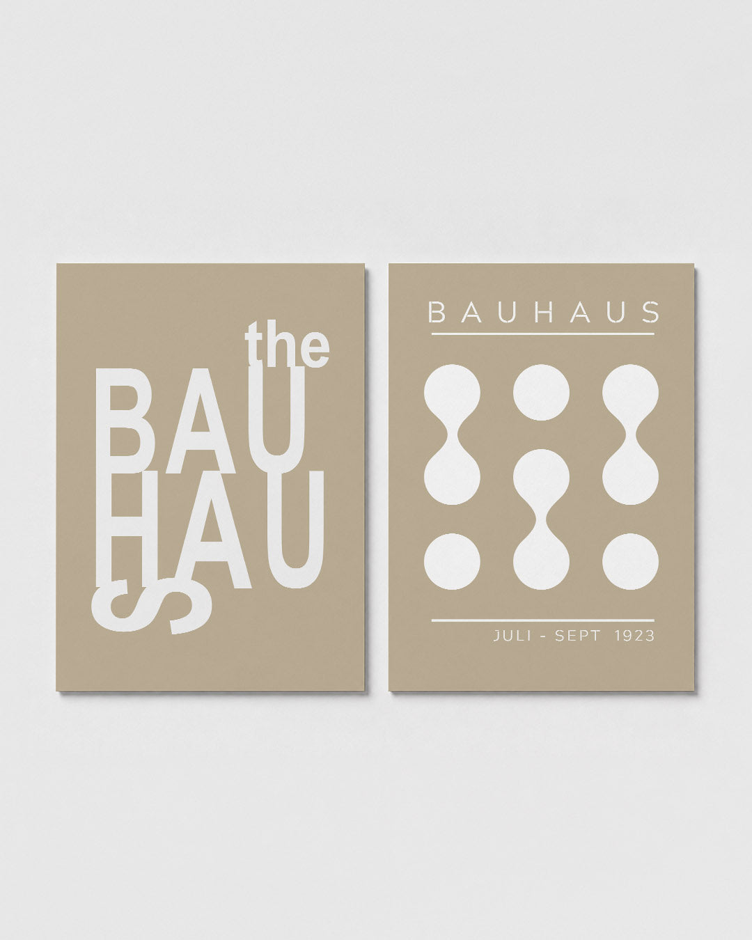 Typografisch spel Posterset