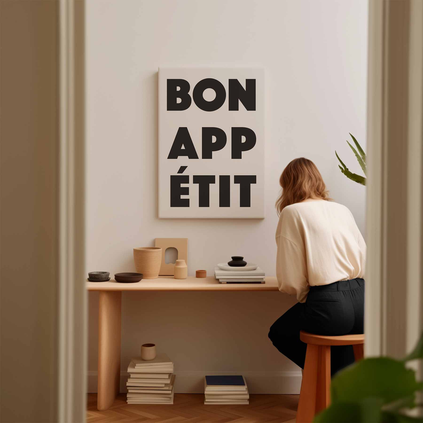 Bon Appétit Typografie Poster