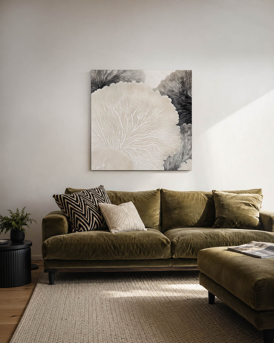 Organische lijnen Kunstwerk