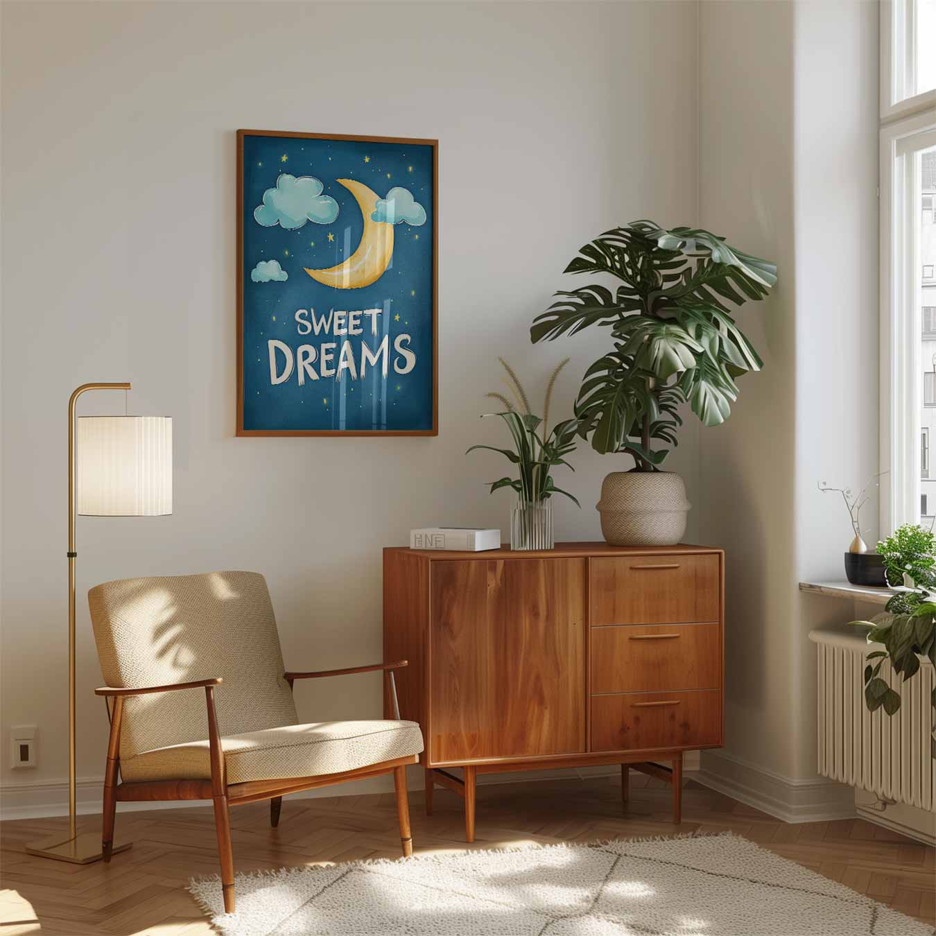 Sweet Dreams Nachtposter-WallArtistic