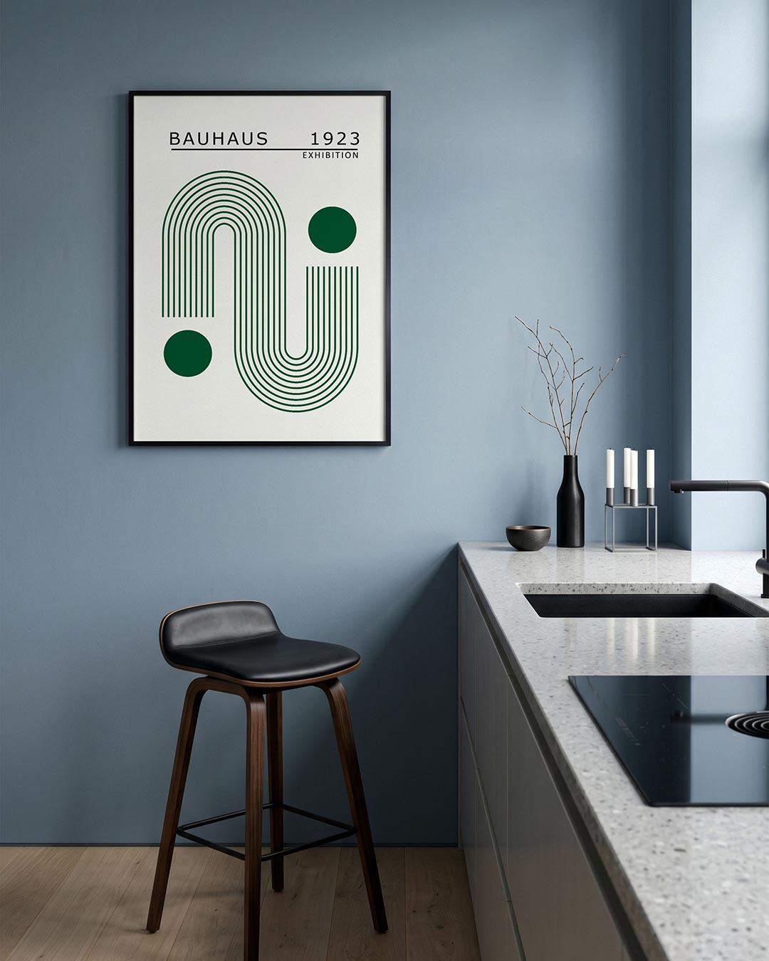 Lijnen en cirkels Poster