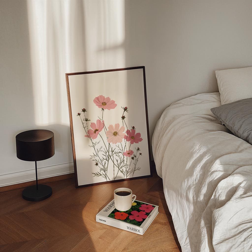 Bloemrijke Elegantie Poster-WallArtistic