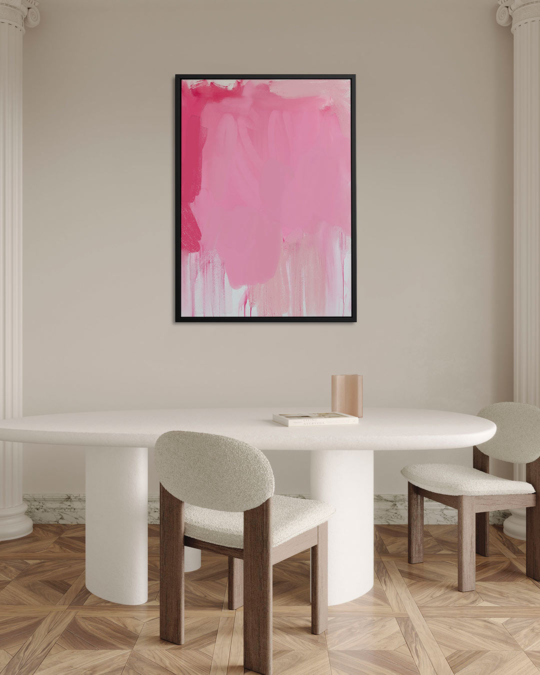 Roze vormen Kunstwerk