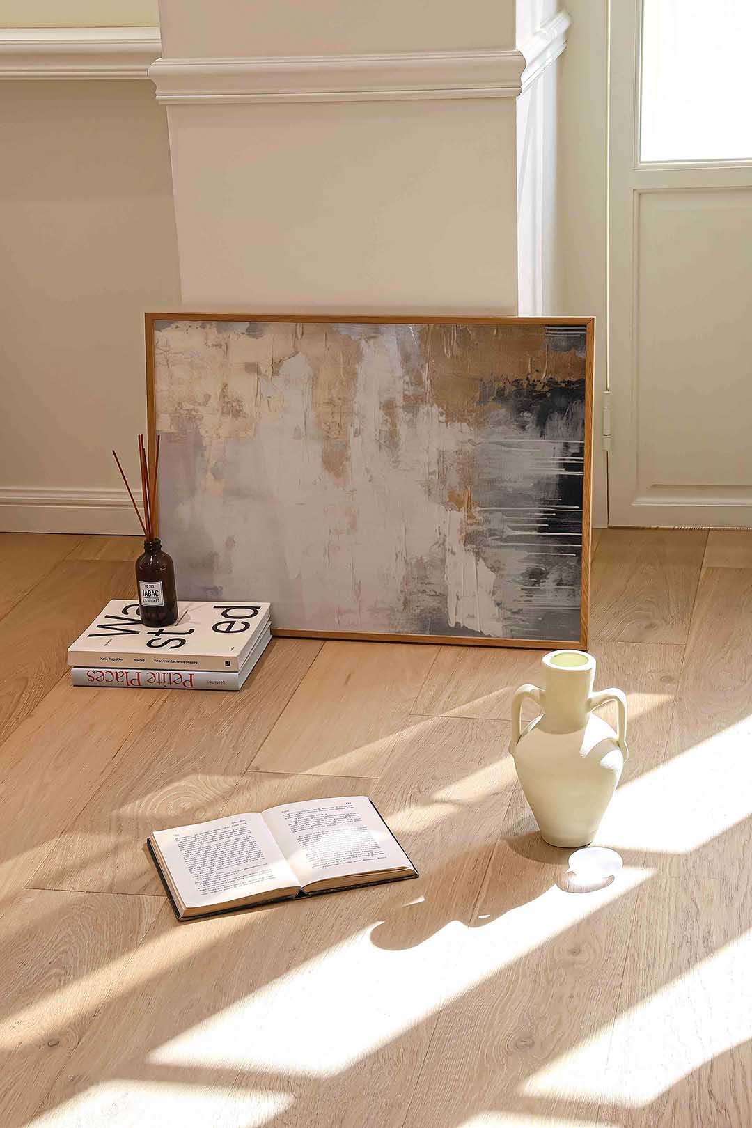 Abstracte gouden textuur Poster