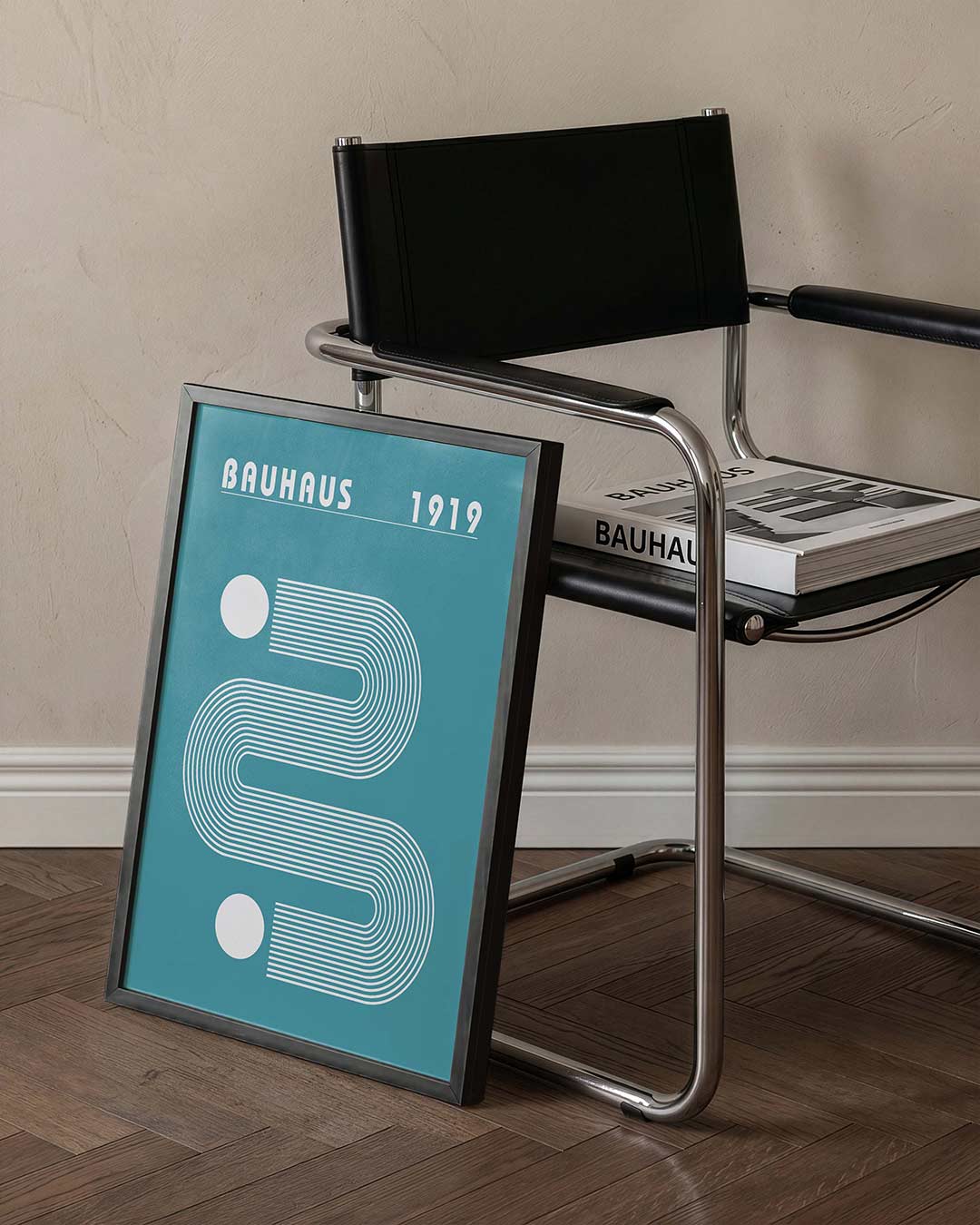 Lijnen en vormen Poster