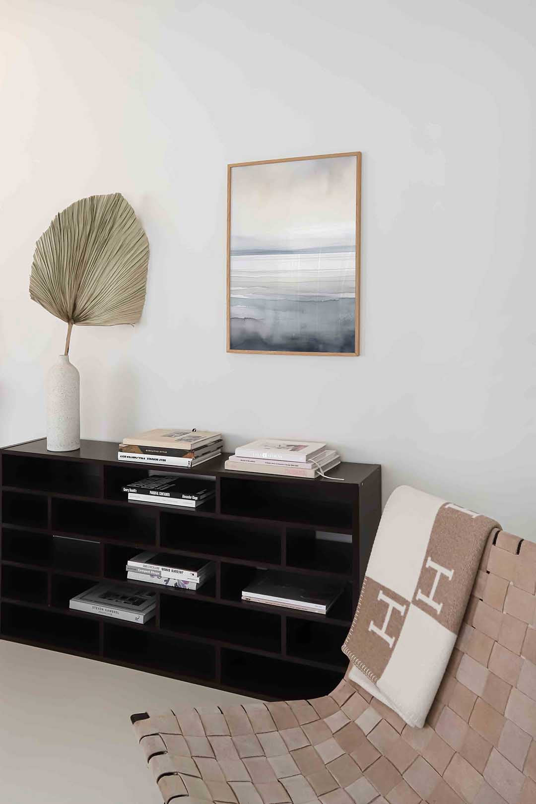 Landschap in zachte tinten Poster