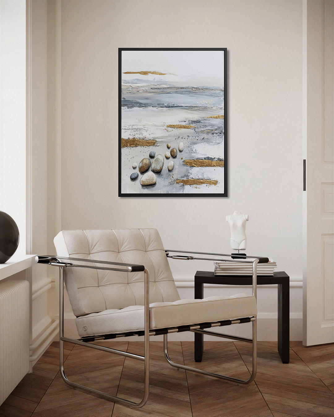 Rustige kustlijn Kunstwerk