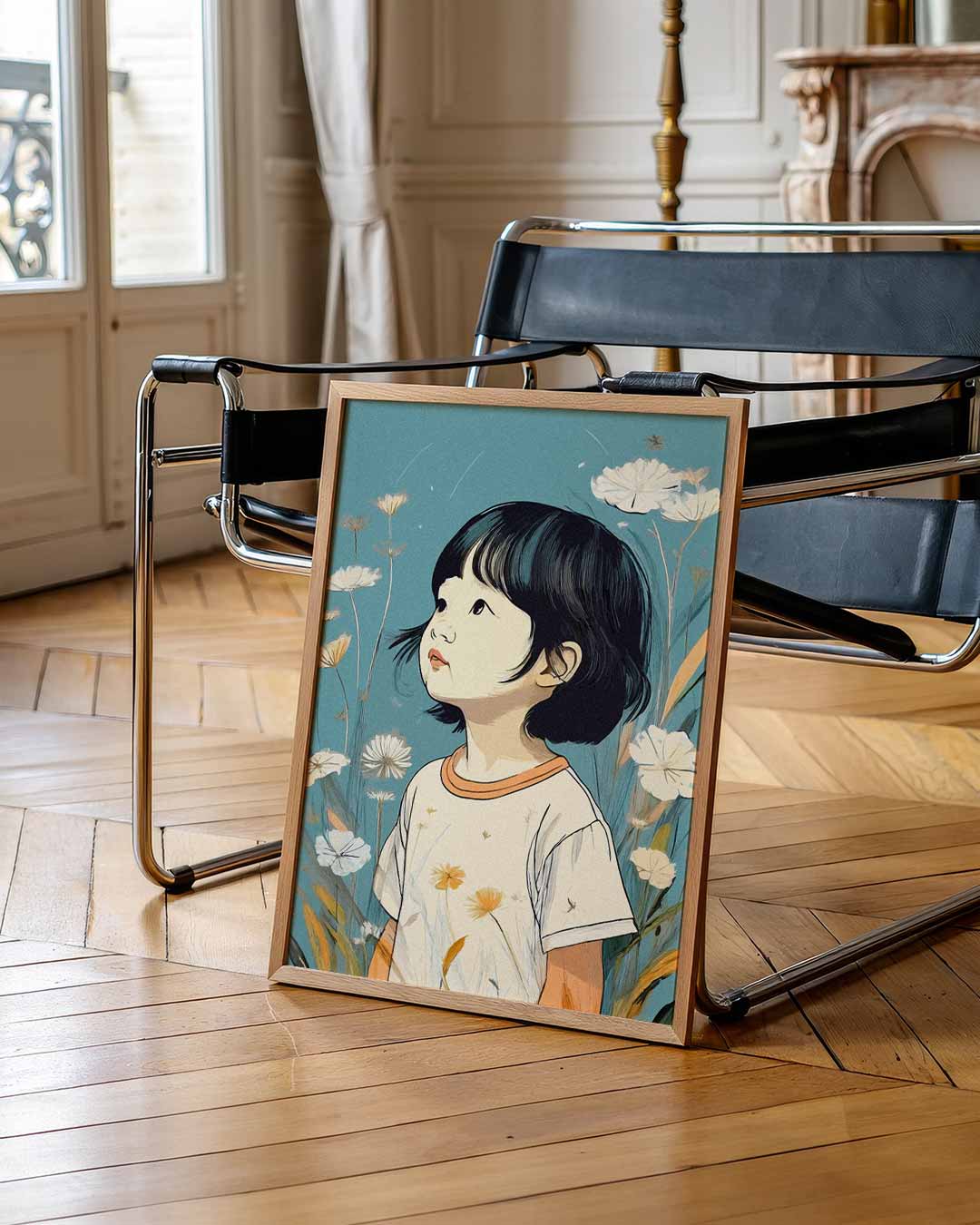 Dromerige Kinderblik Poster-WallArtistic