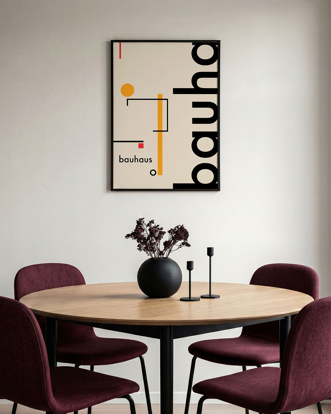 Lijnen en kleurvlakken Poster