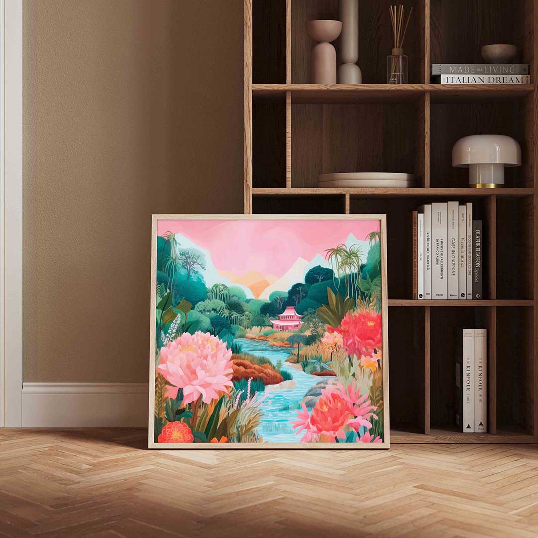 Japanse tuin Poster