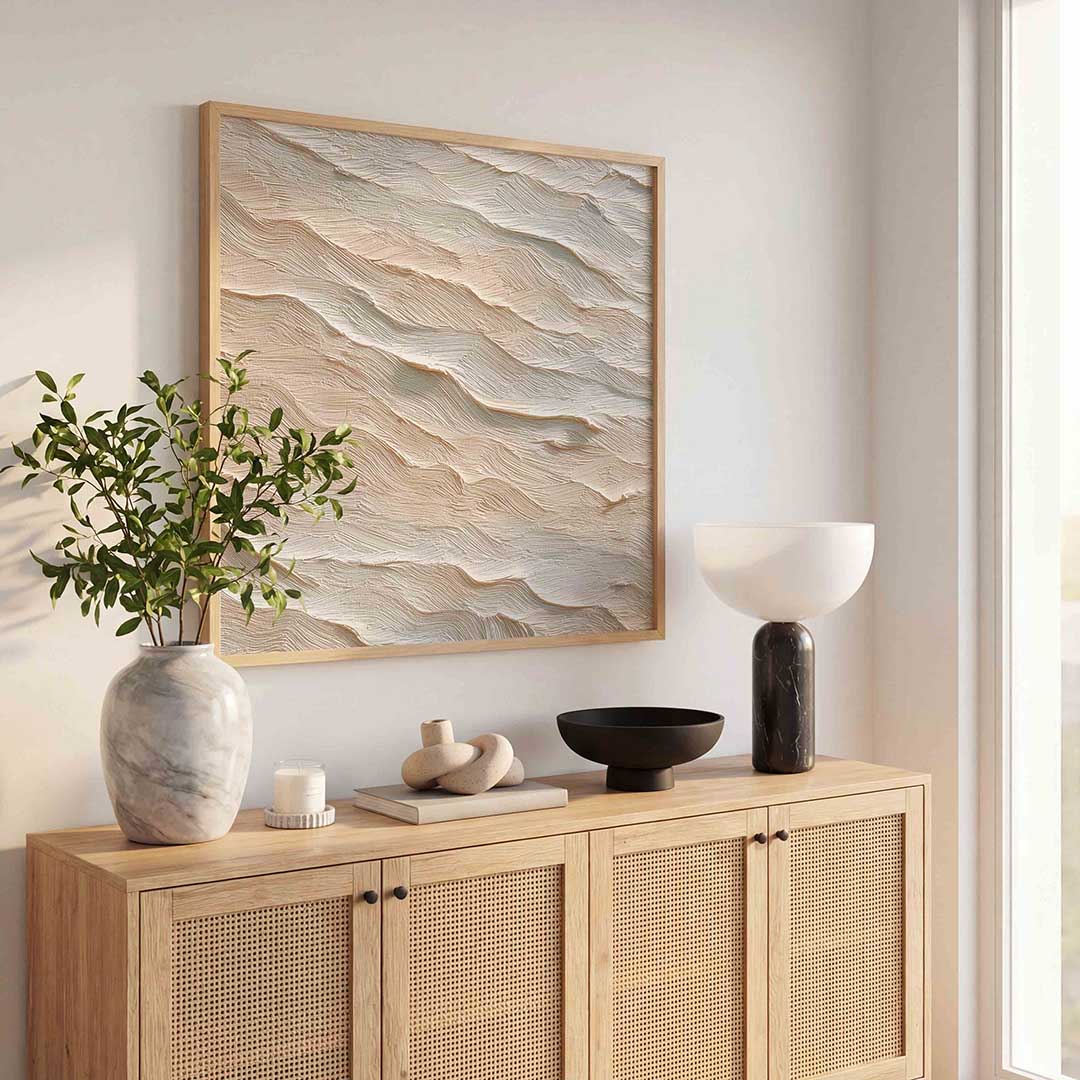 Beige textuur Poster