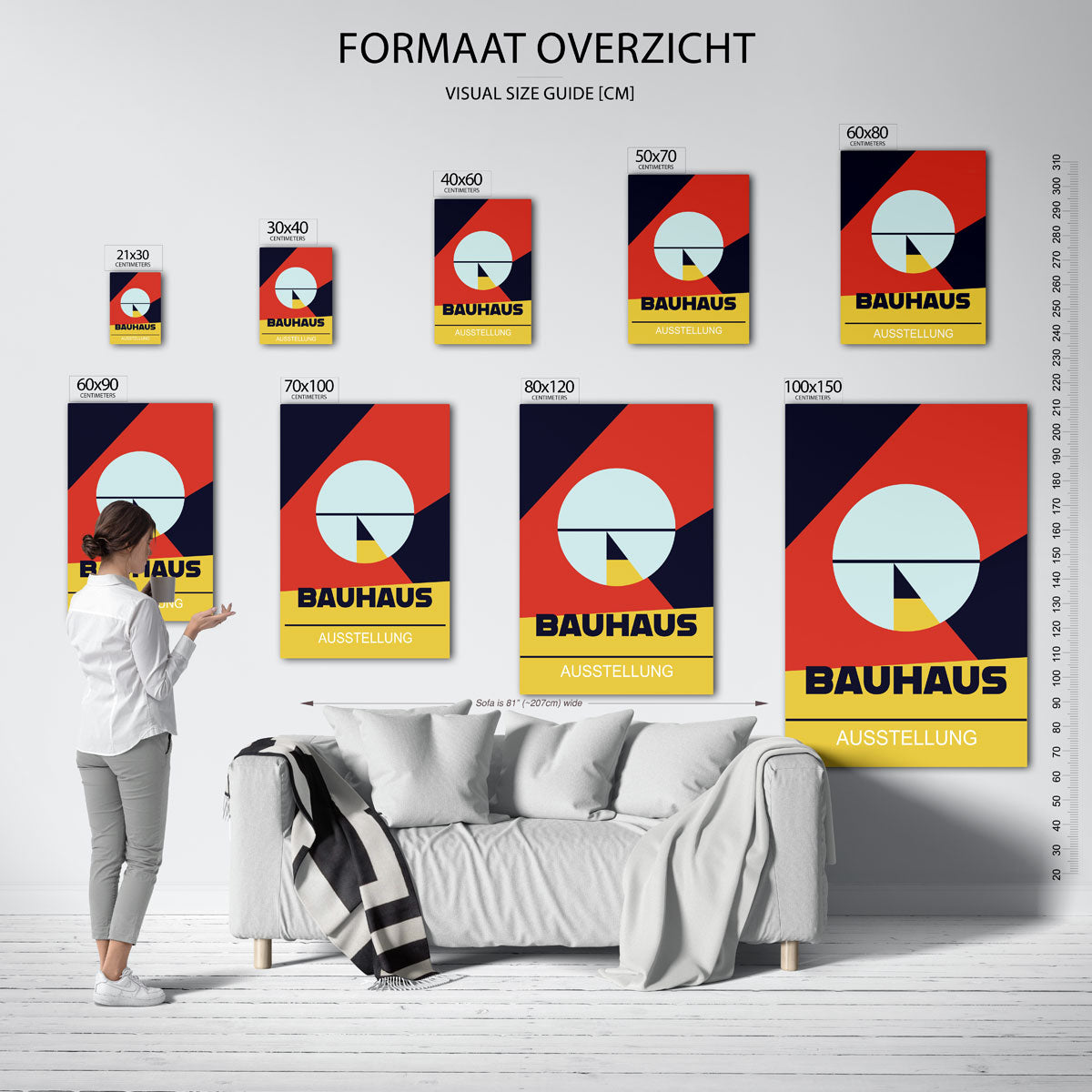 Vormen en vlakkenspel Poster