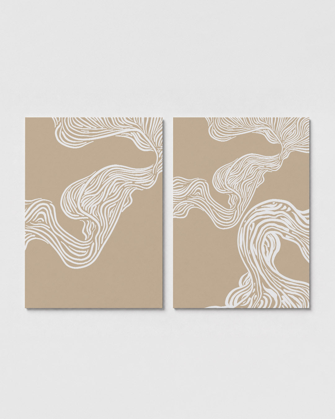 Golvende lijnen Posterset
